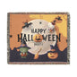 Woven Blanket - Happy Halloween Party Frankenstein Design